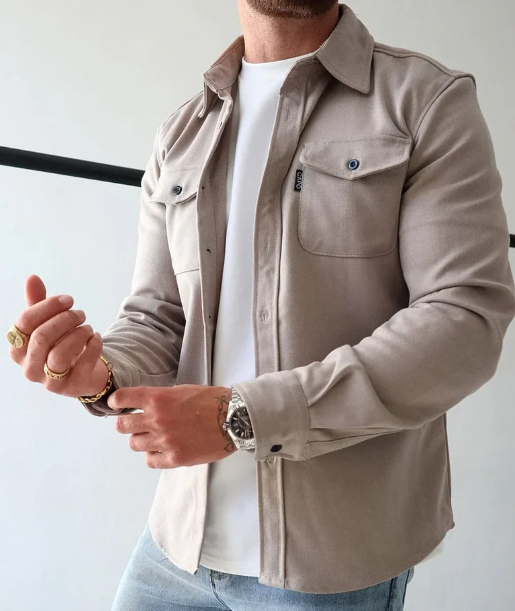Aleandro | Camicia Giacca in tessuto traspirante