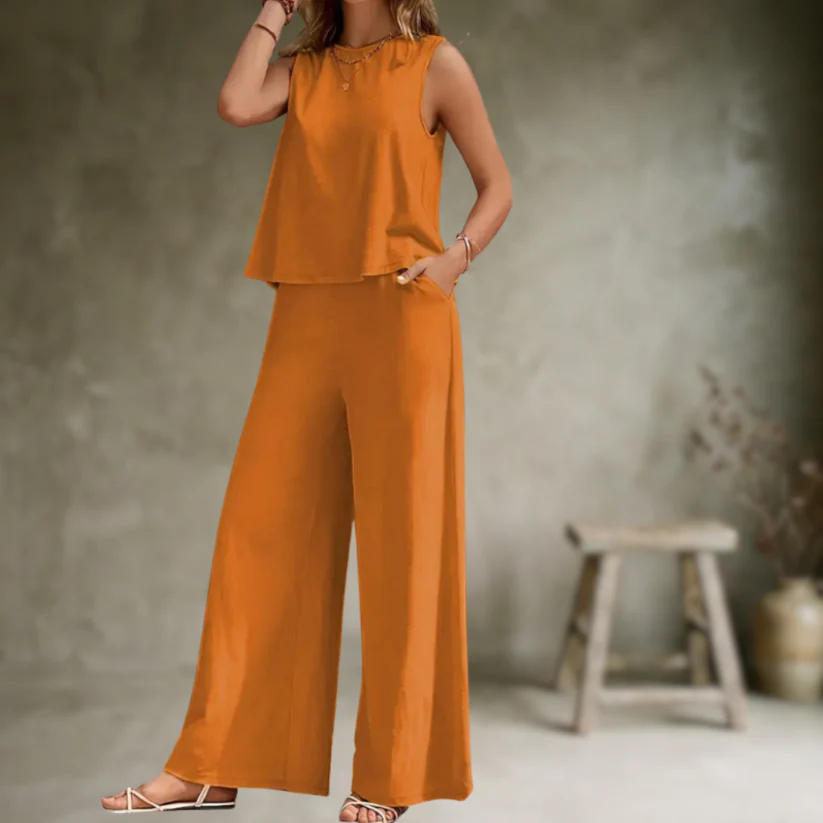 Alessandra | Set estivo a due pezzi, elegante e traspirante - Image 3