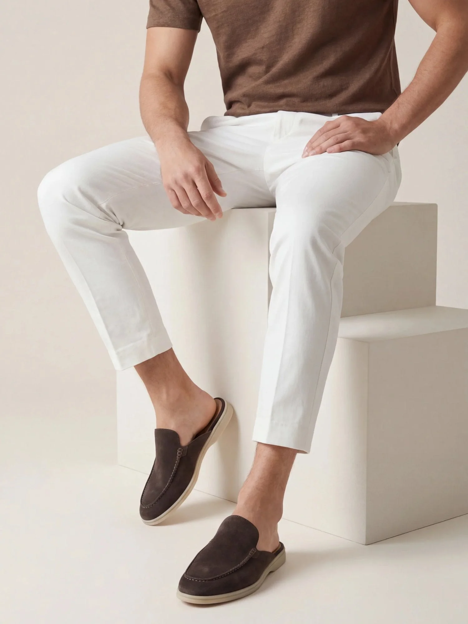 Alessandro | casual e comode Mules slip on in pelle scamosciata - Image 5