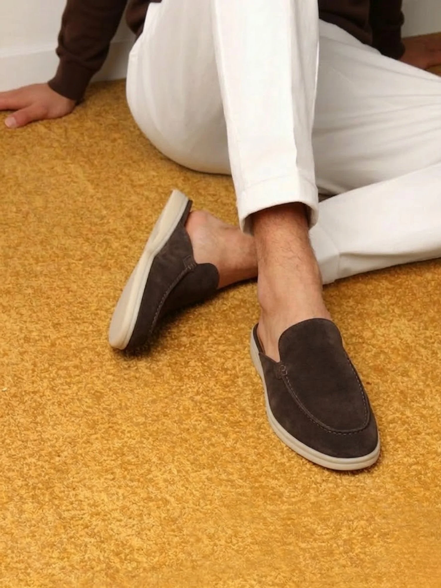Alessandro | casual e comode Mules slip on in pelle scamosciata - Image 6
