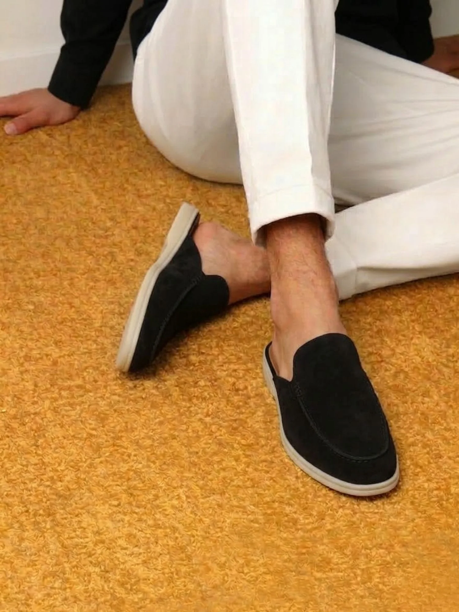 Alessandro | casual e comode Mules slip on in pelle scamosciata - Image 7