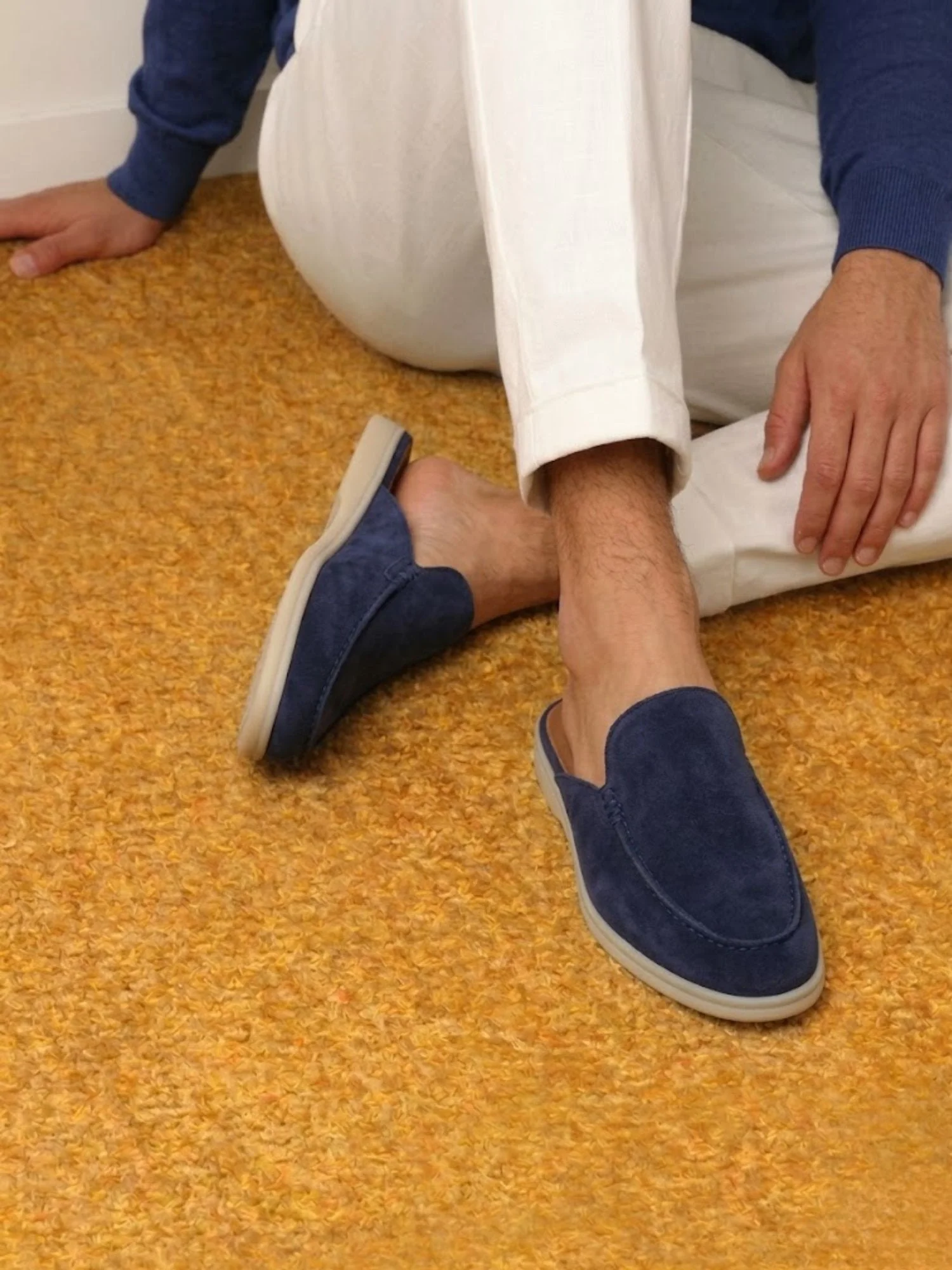 Alessandro | casual e comode Mules slip on in pelle scamosciata - Image 8