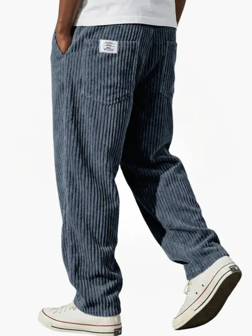 Alessandro | Eleganti pantaloni da uomo in velluto a coste - Image 3