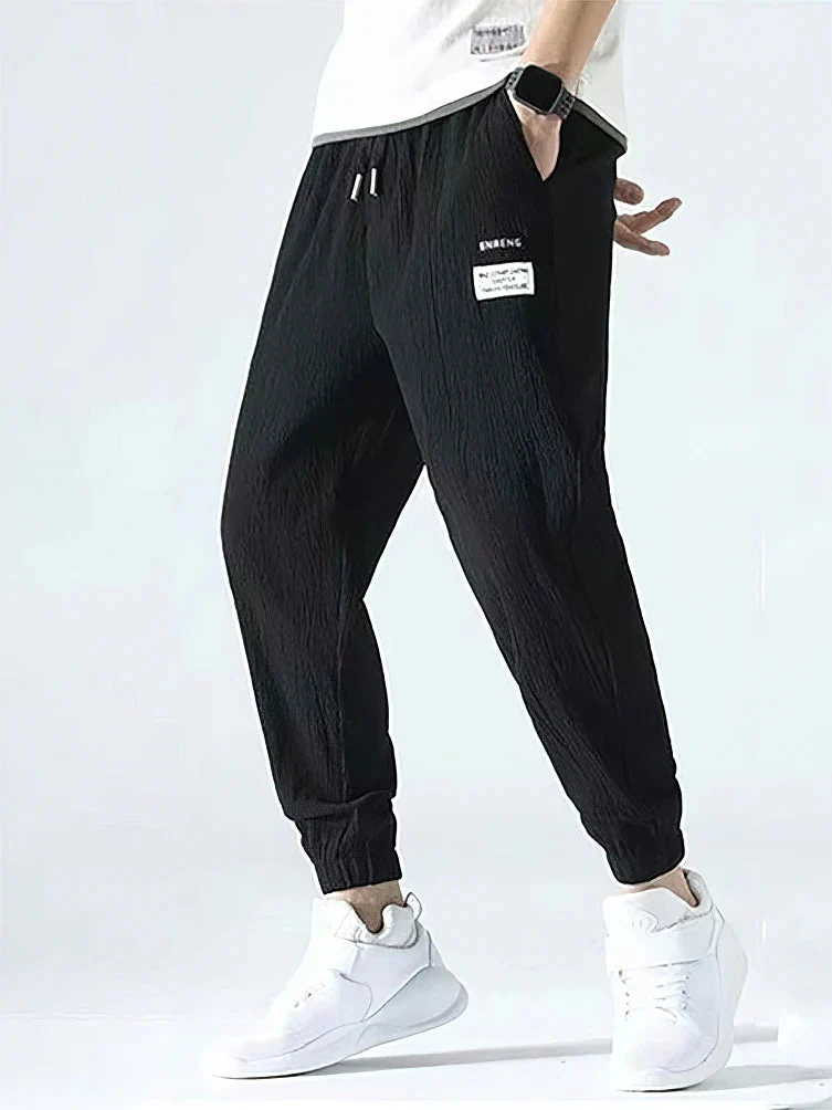 Alessandro | jogging Pantaloni Ibridi in Seta di Ghiaccio e Lino - Image 6