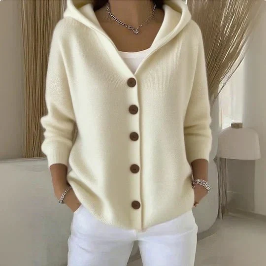 Alessia | Cardigan in Maglia con Cappuccio Morbido e Confortevole - Image 2