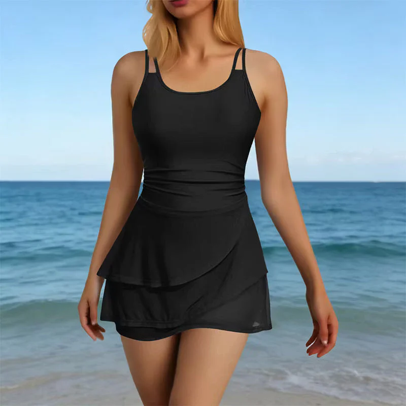 Alessia | Costume da bagno comodo e modellante con doppie spalline