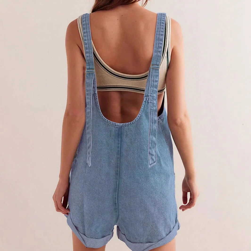 Alessia | Tuta in Denim Leggera e Casual - Image 3