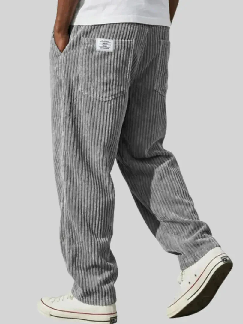 Alessio | eleganti e comodi Pantaloni da uomo in velluto a coste