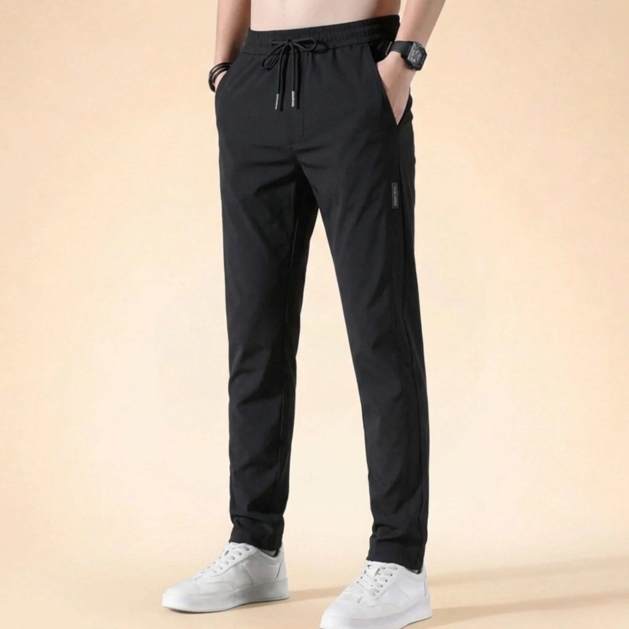 Alessio | Pantaloni elasticizzati leggeri ed eleganti - Image 8