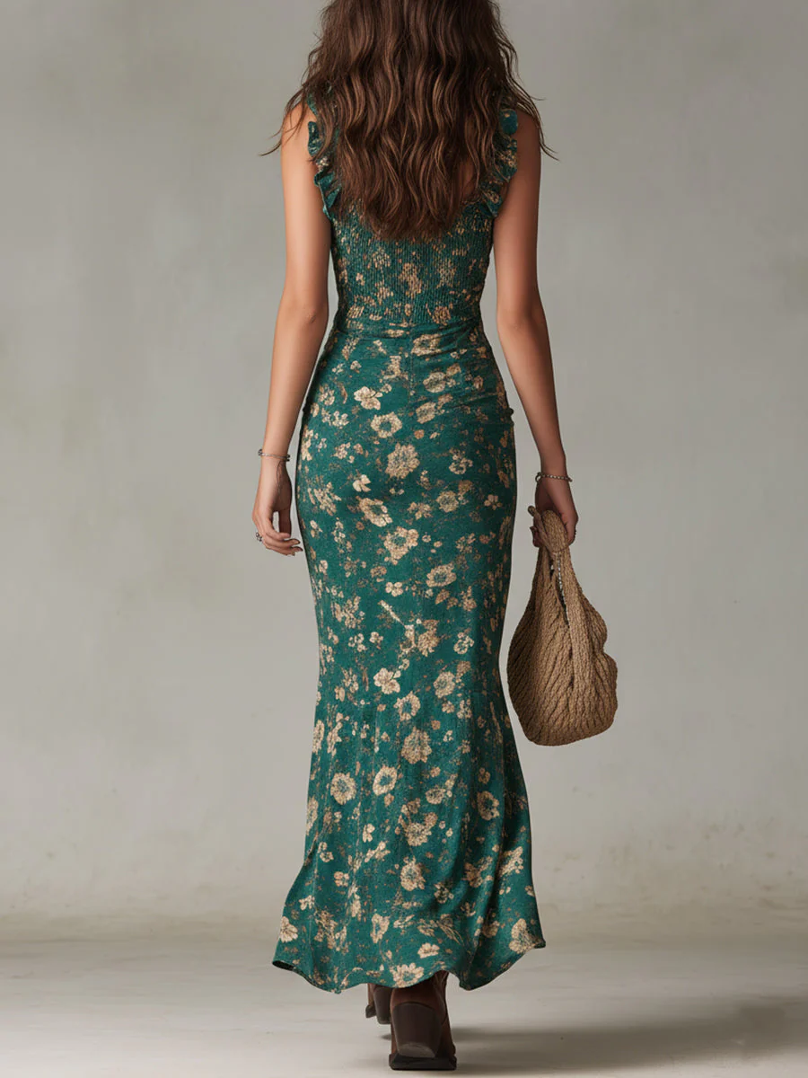 Amelya | Maxi abito bohémien elegante e fluido - Image 3