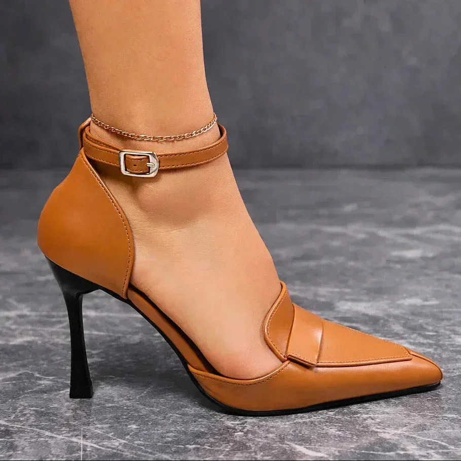 Angelika | Eleganti scarpe con tacco a blocco e punta affusolata - Image 2