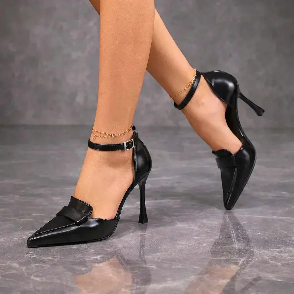 Angelika | Eleganti scarpe con tacco a blocco e punta affusolata - Image 4