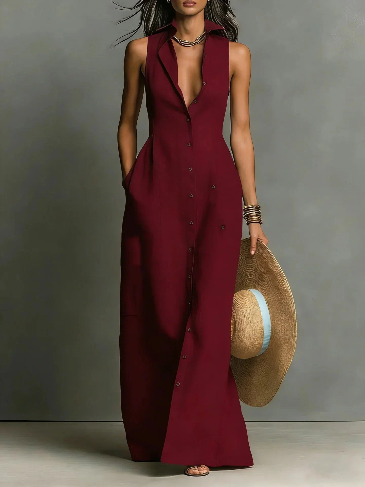 Aurelia | Abito lungo estivo elegante e comodo - Image 3