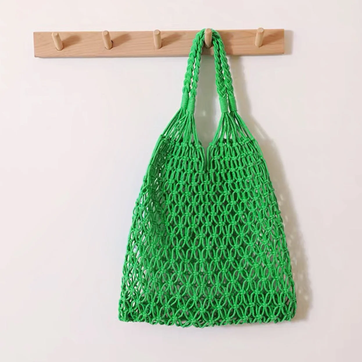 Aurora | Borsa tote artigianale in cotone macramè - Image 5