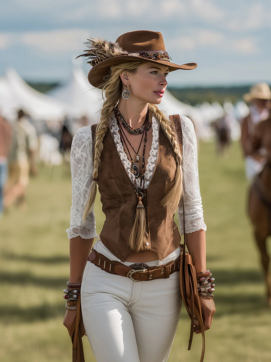 Aurora | Camicetta western da donna romantica ed elegante - Image 2