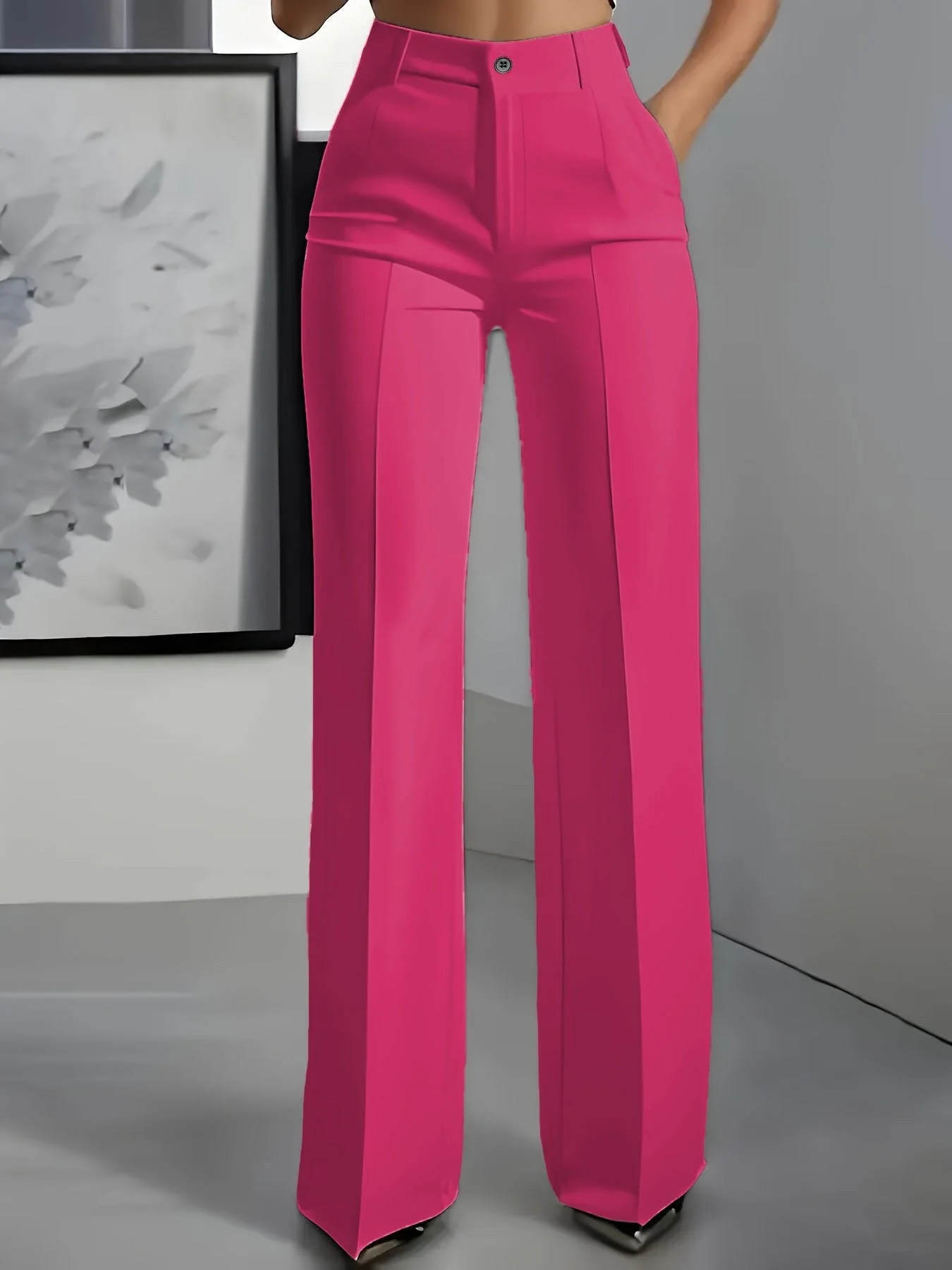 Aurora | eleganti e comodi Pantaloni a vita alta e a gamba larga - Image 4