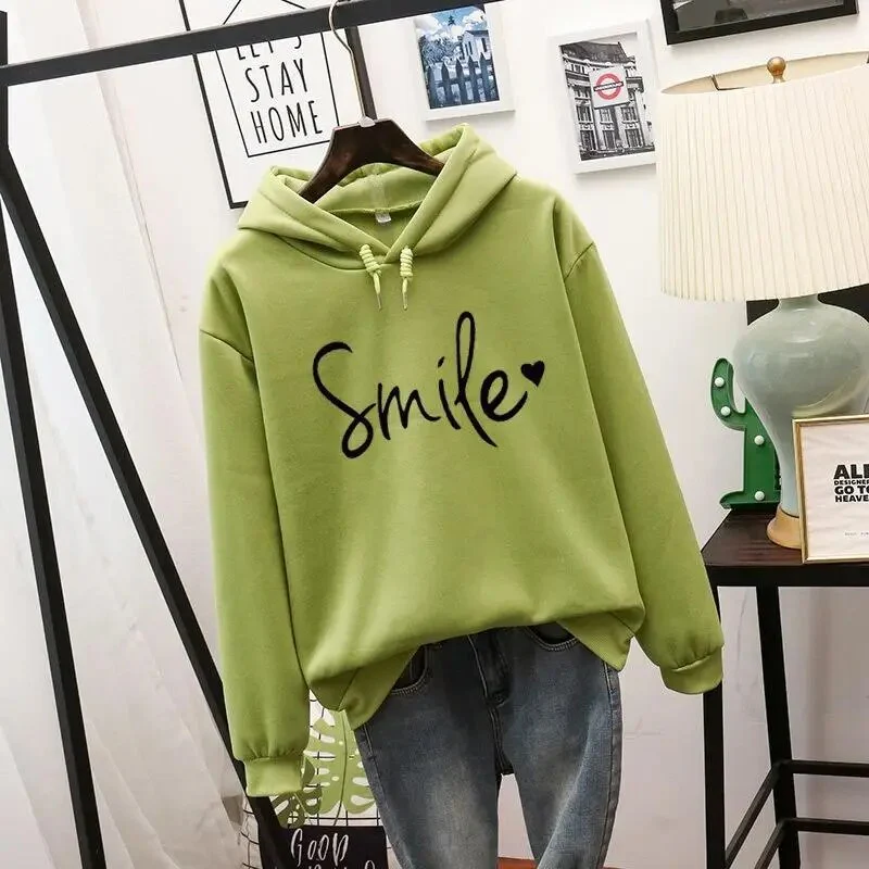 Aurora | Hoodie Oversize con Cappuccio e Smile Design - Image 5