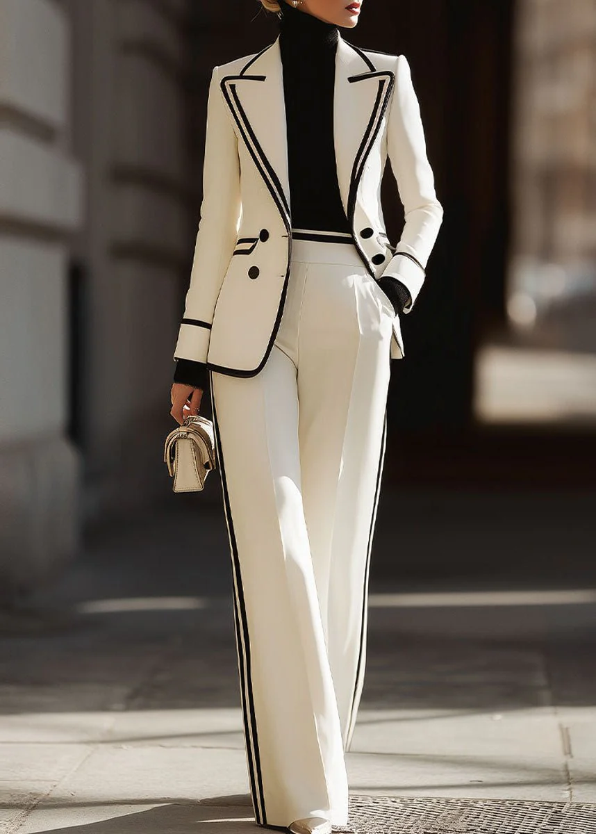 Aurora | Set elegante e dalla linea strutturata composto da blazer e pantaloni - Image 2