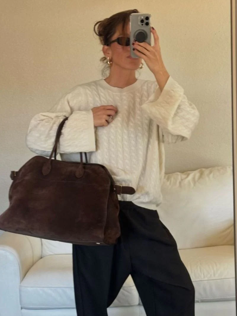 Aurora | Spaziosa borsa tote in pelle vegana - Image 3