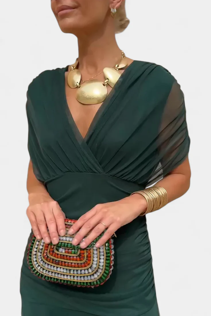 Beatrice | Abito  maxi da donna elegante e floreale - Image 2
