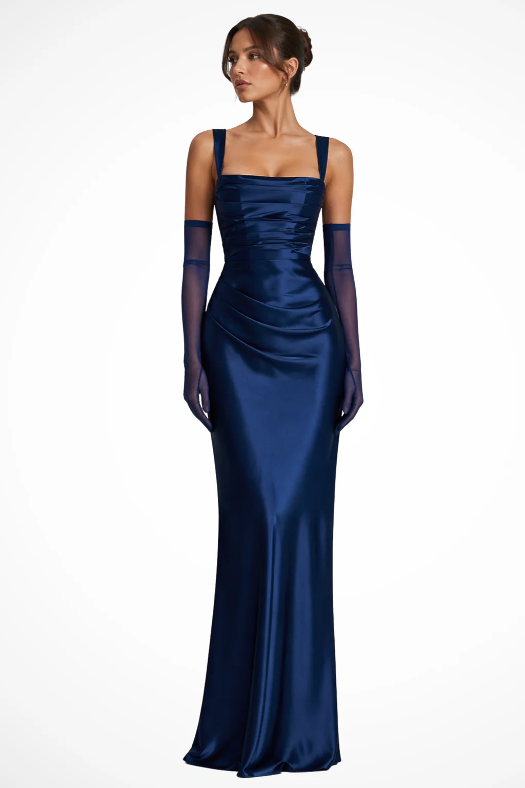 Beatrice | Maxi abito in raso elegante e raffinato - Image 3