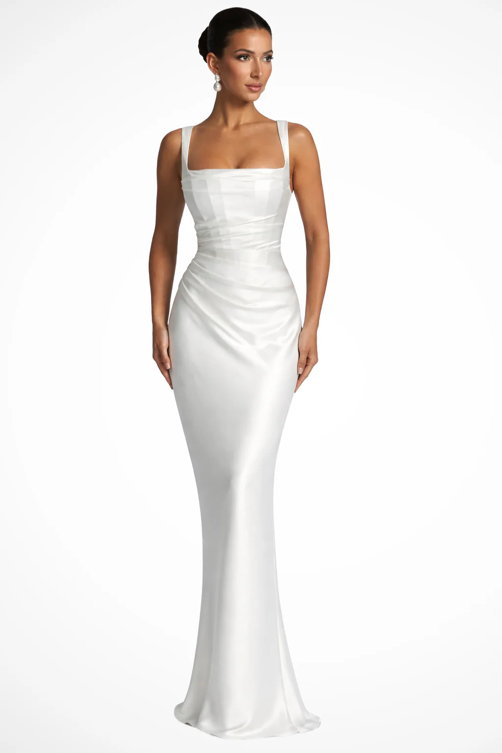 Beatrice | Maxi abito in raso elegante e raffinato - Image 4