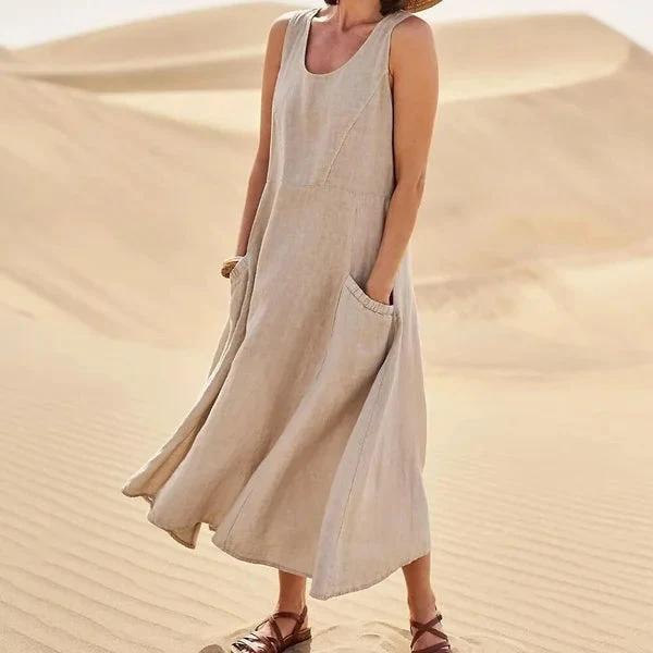 Bianca | Abito elegante e casual in lino - Image 10