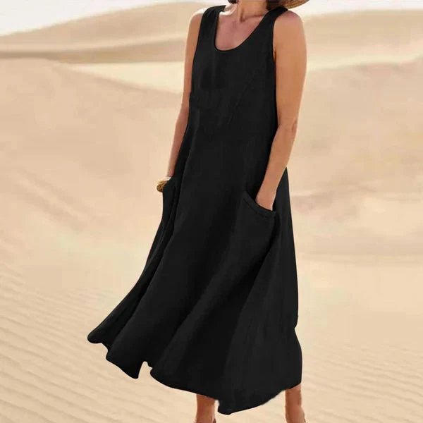 Bianca | Abito elegante e casual in lino - Image 12
