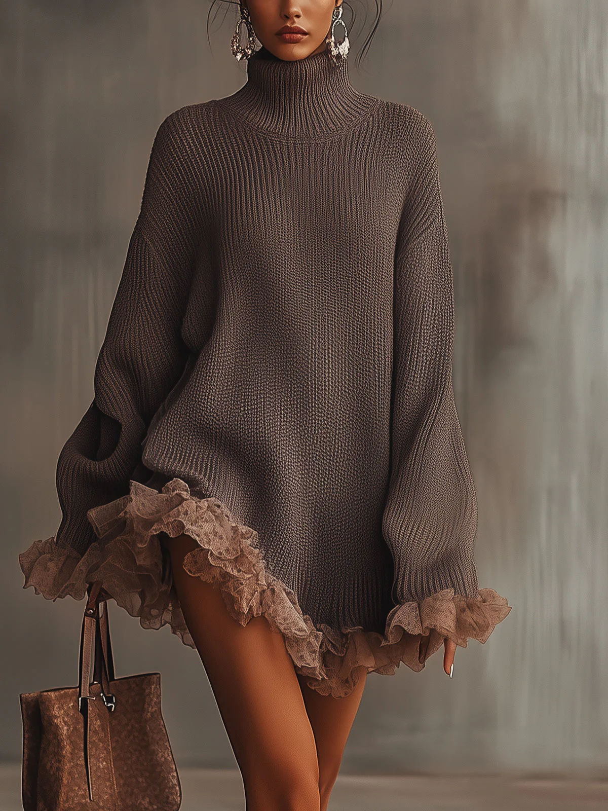 Camilla | Abito in Maglia Sartoriale dal Design Contemporaneo