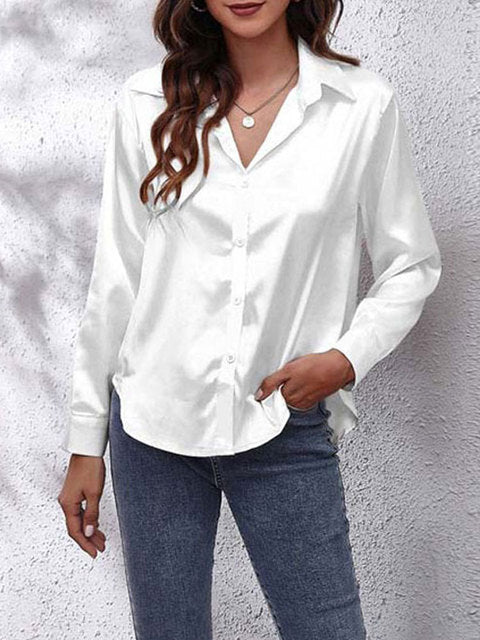 Camilla | Camicia in Raso Elegante dal Taglio Fluido - Image 13