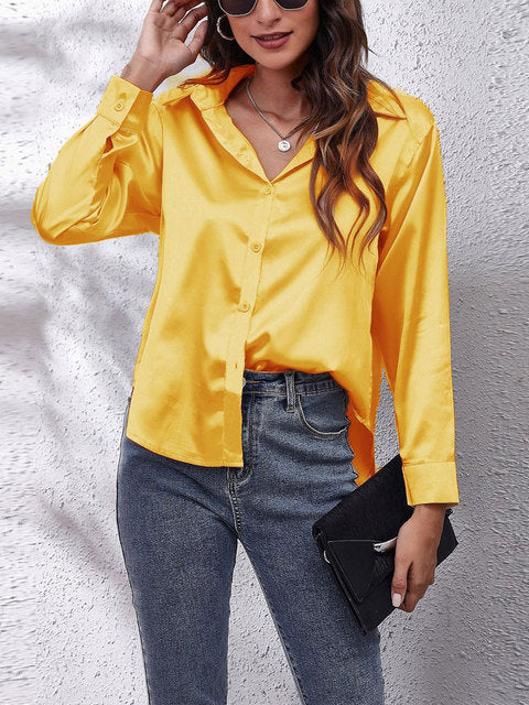 Camilla | Camicia in Raso Elegante dal Taglio Fluido - Image 15
