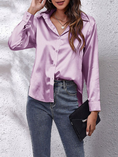 Camilla | Camicia in Raso Elegante dal Taglio Fluido - Image 5