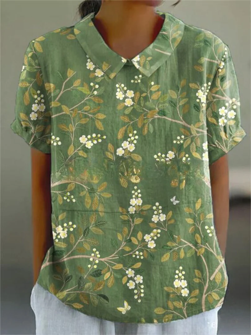 Charlotte | Blusa vintage da donna con motivo floreale - Image 6