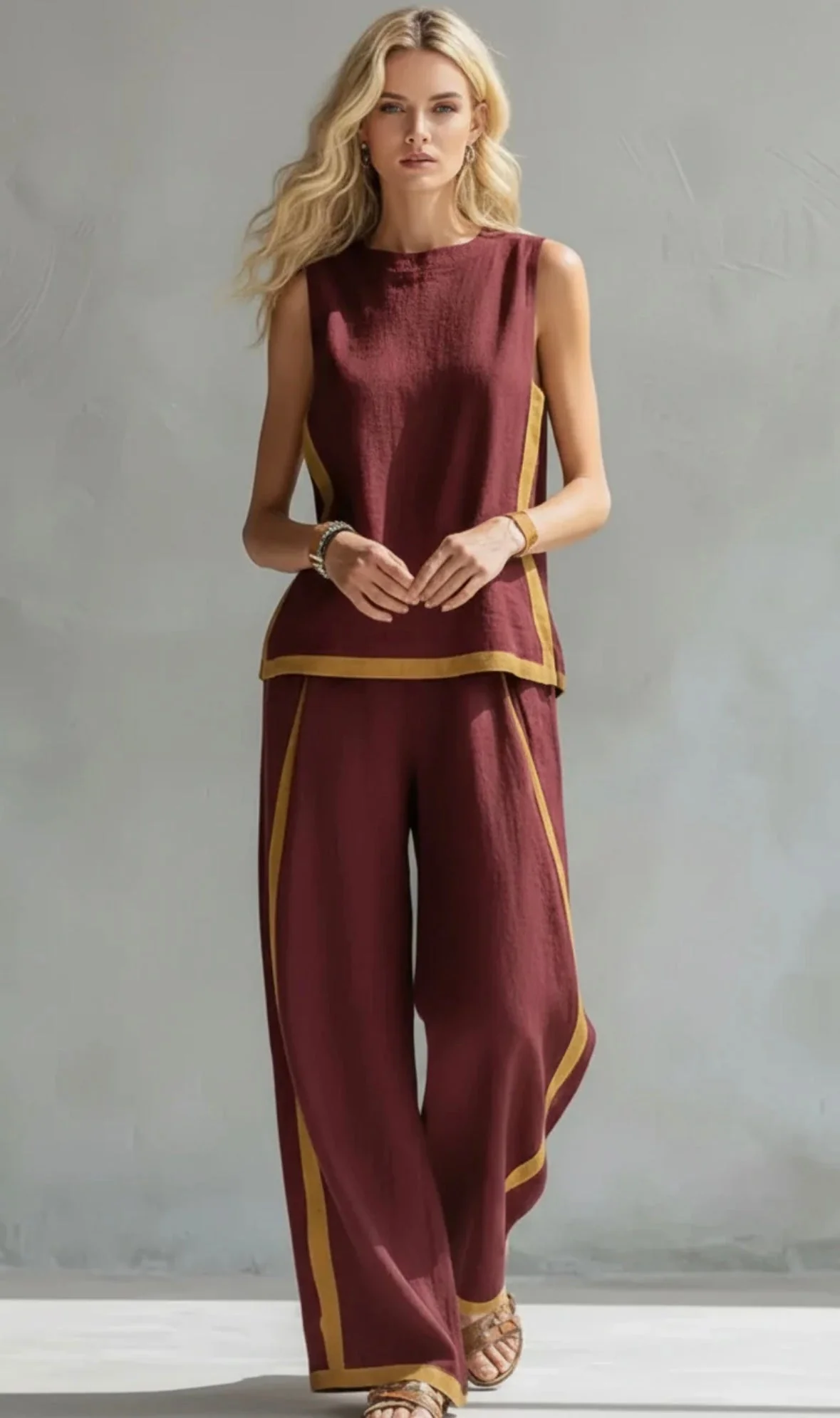 Chiara | Set a due pezzi senza maniche, elegante e casual - Image 5