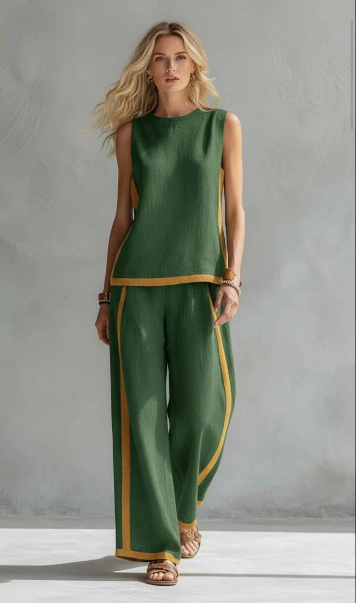Chiara | Set a due pezzi senza maniche, elegante e casual - Image 6