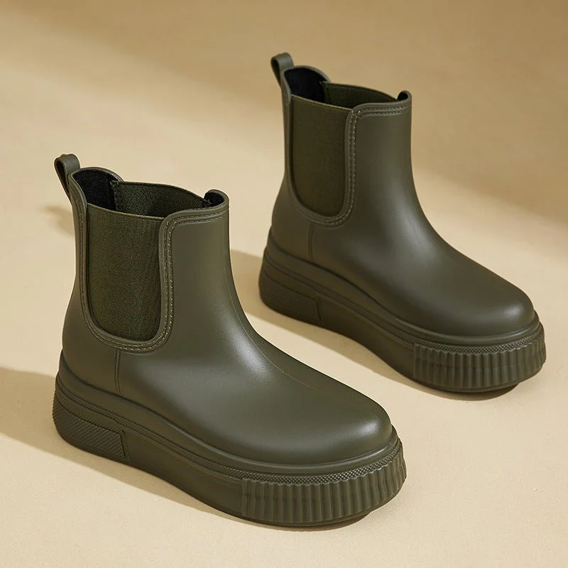 Chiara | Stivaletti Chelsea con Plateau Impermeabili e di Tendenza