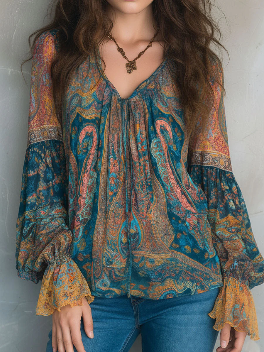 Christin | Camicetta in chiffon raffinata e dal gusto vintage - Image 2
