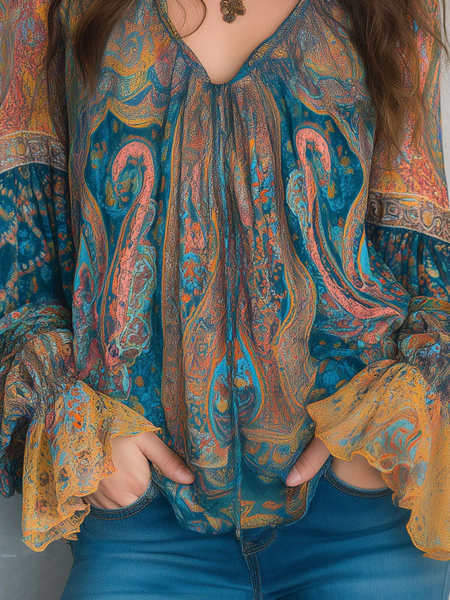 Christin | Camicetta in chiffon raffinata e dal gusto vintage - Image 8