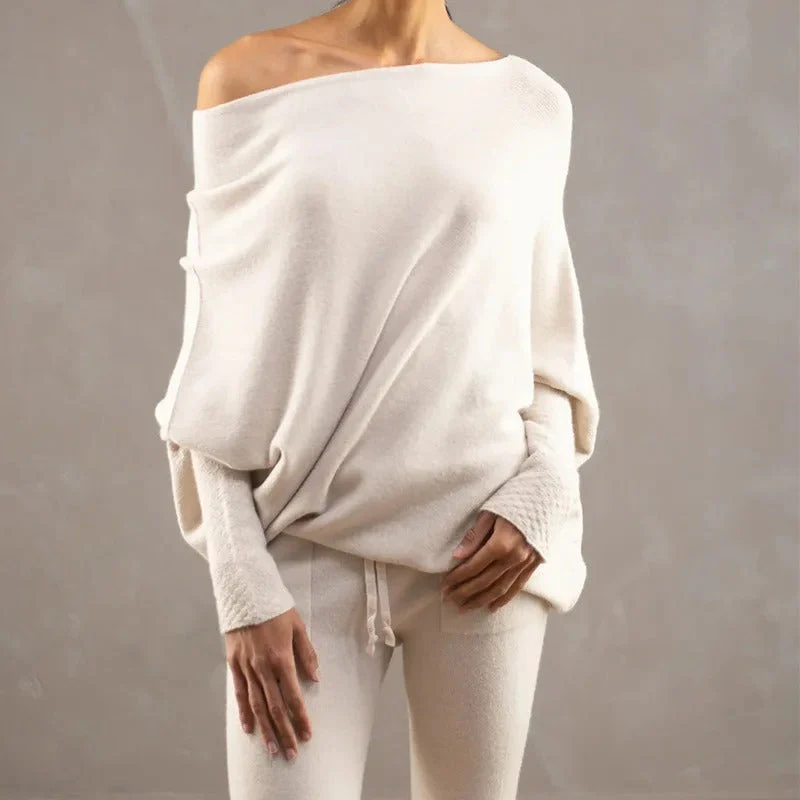 Christine | Maglione a spalle scoperte elegante e morbido - Image 8