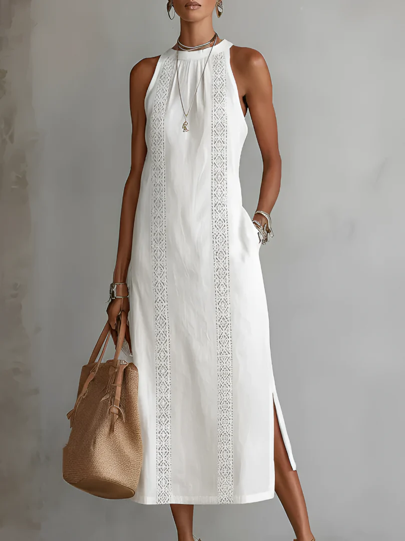 Clara | Abito midi estivo da donna, intramontabile ed elegante