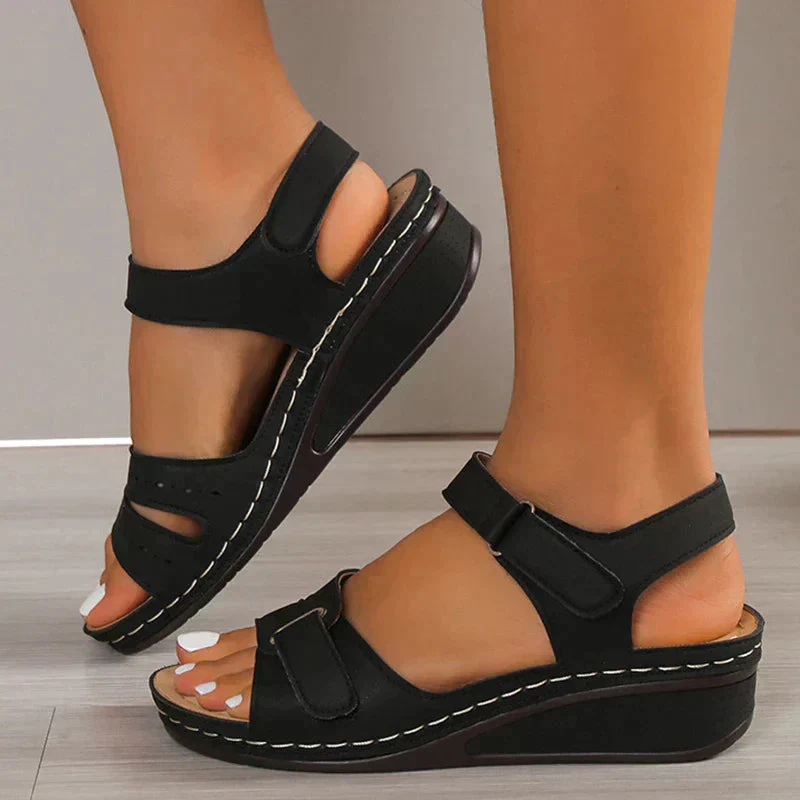 Clara | Sandali con zeppa ergonomici e moderni - Image 2