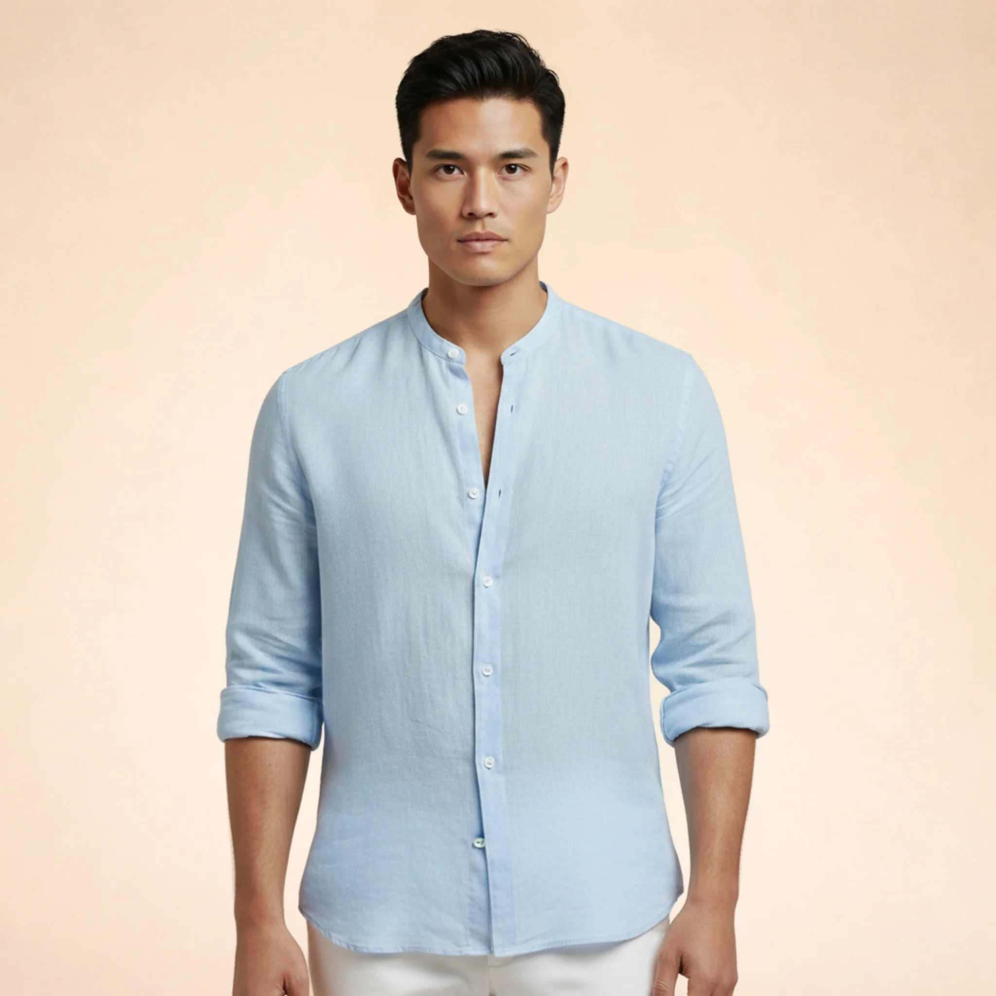Claudio | Elegante camicia casual in lino - Image 2