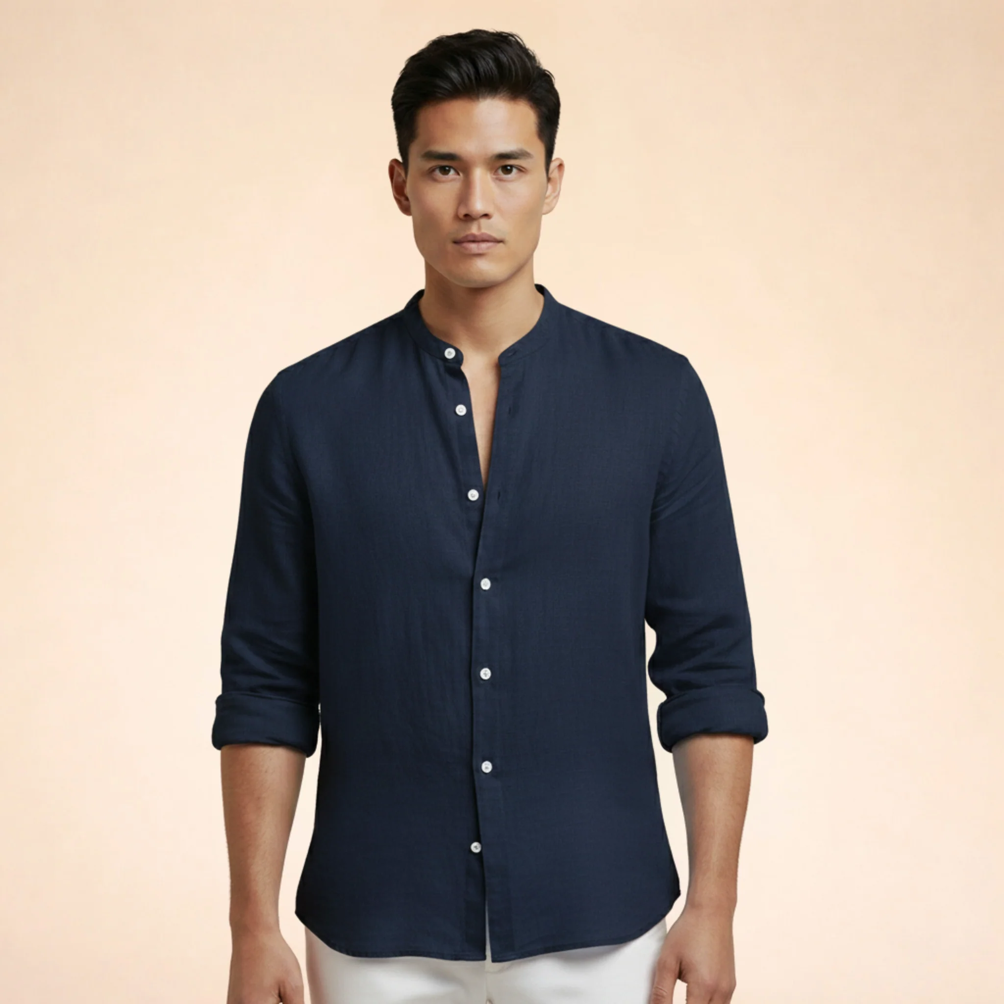 Claudio | Elegante camicia casual in lino - Image 6