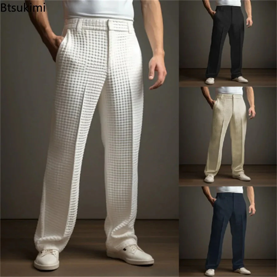 Claudio | Pantaloni Business con Trama Waffle - Image 2