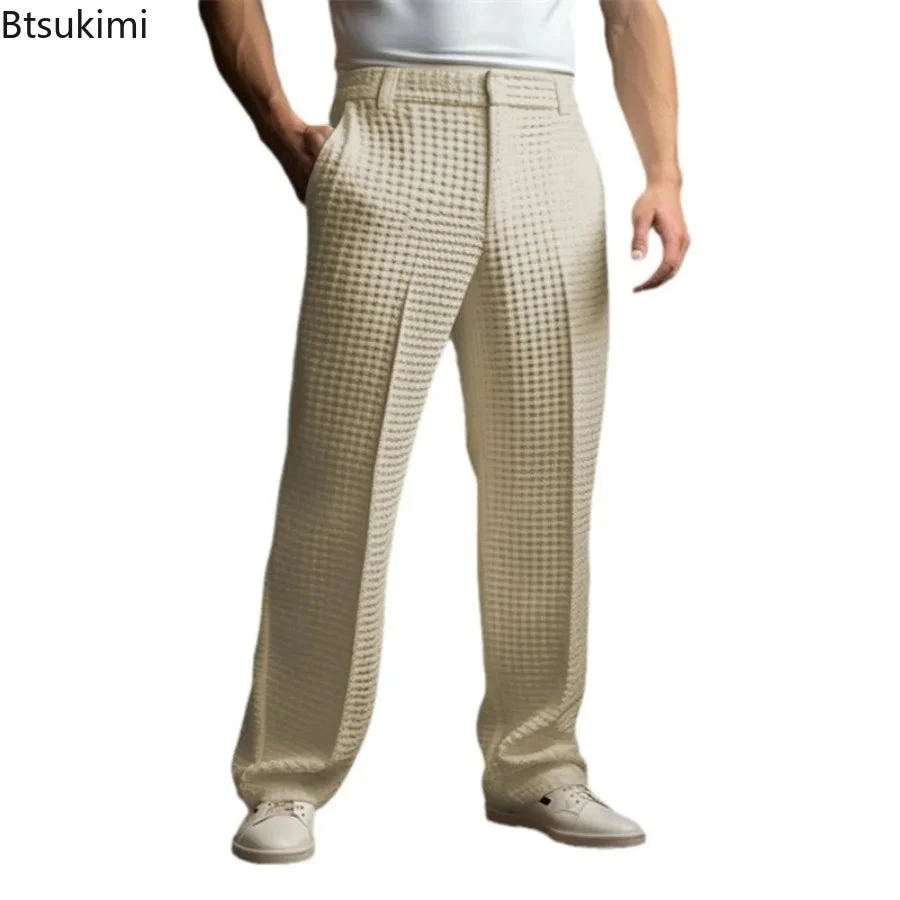 Claudio | Pantaloni Business con Trama Waffle - Image 7