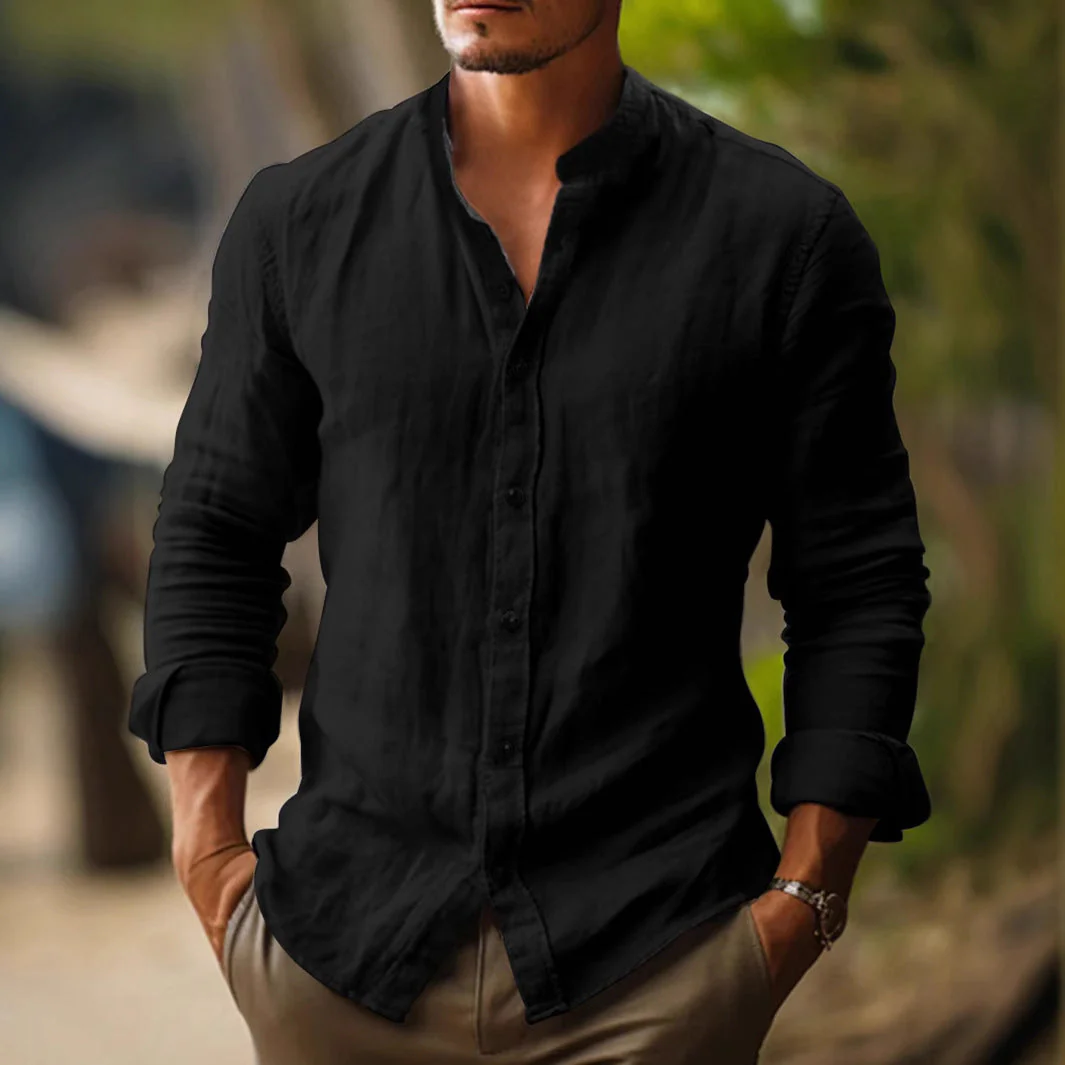 Corrado | Camicia in lino leggera e moderna - Image 3