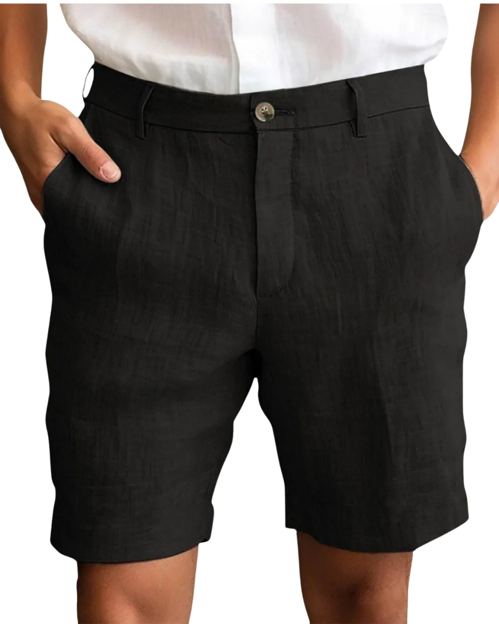 Dennis | Pantaloncini in lino traspiranti e leggeri - Image 2
