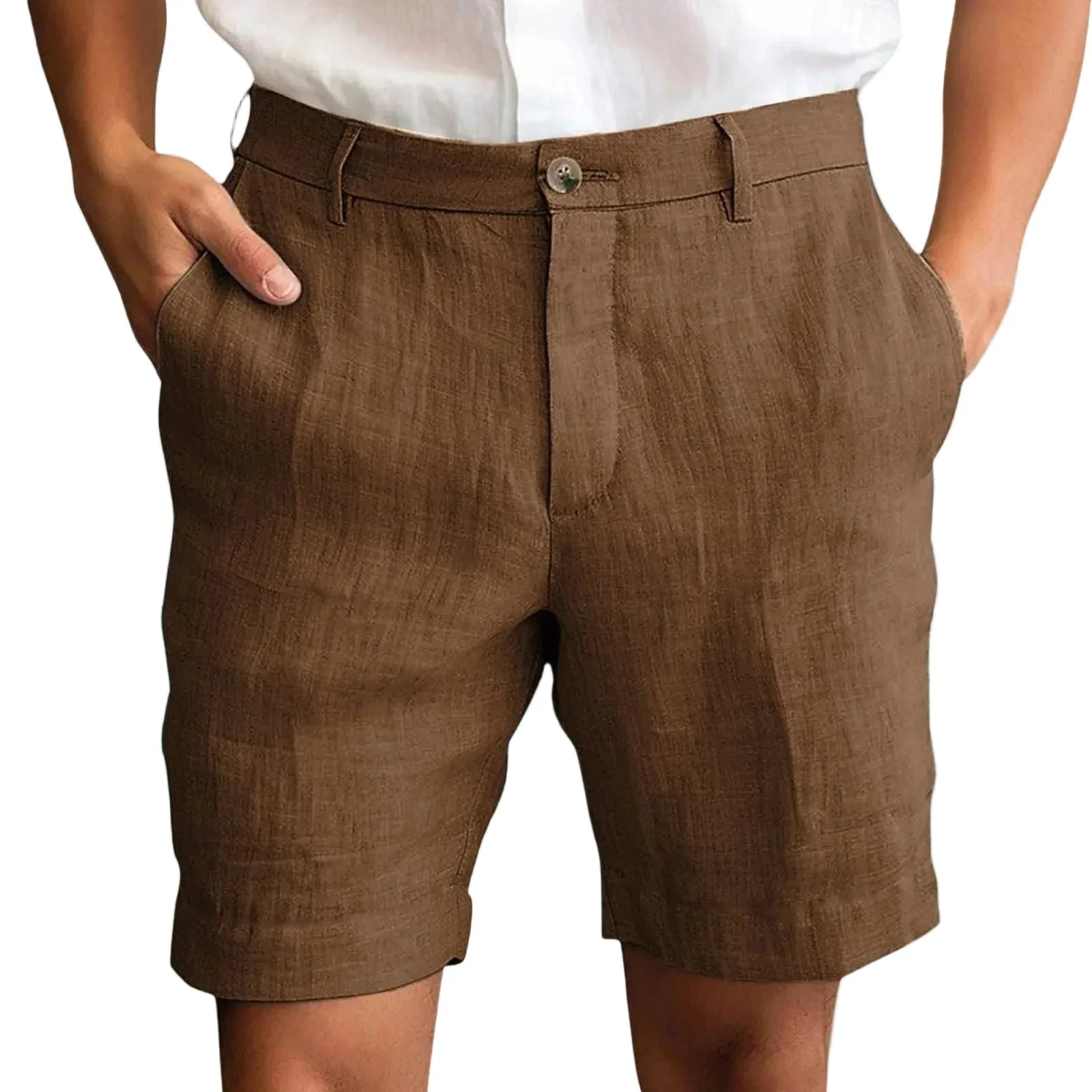 Dennis | Pantaloncini in lino traspiranti e leggeri - Image 4
