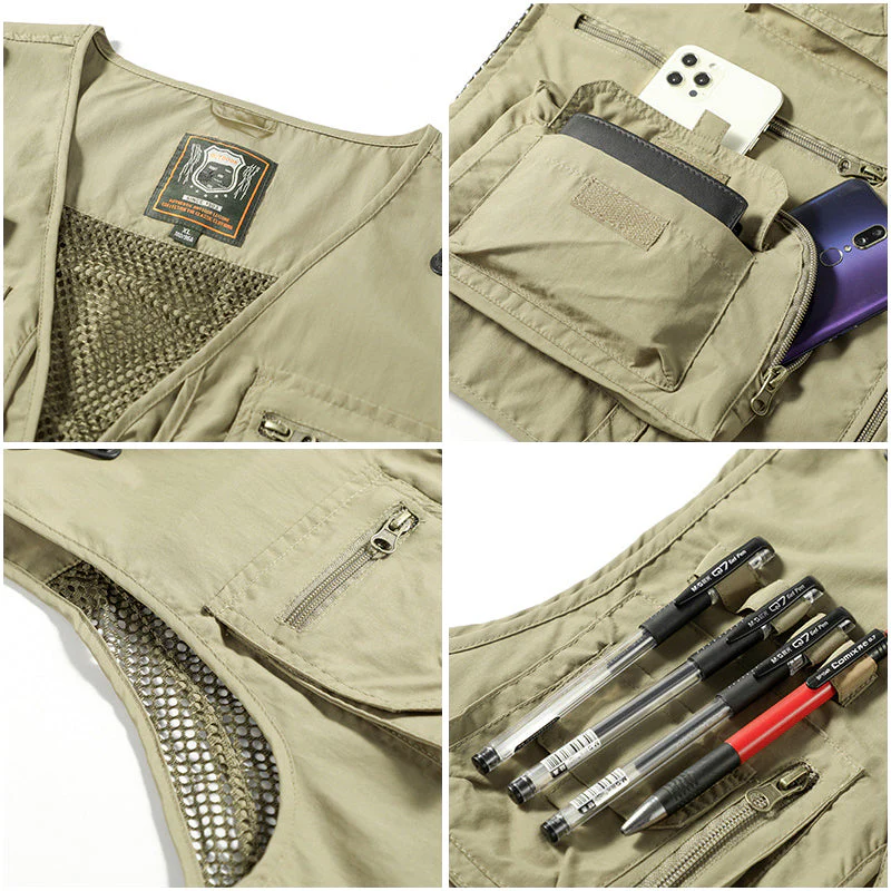 DeRose | Gilet estivo leggero con numerose tasche - Image 7