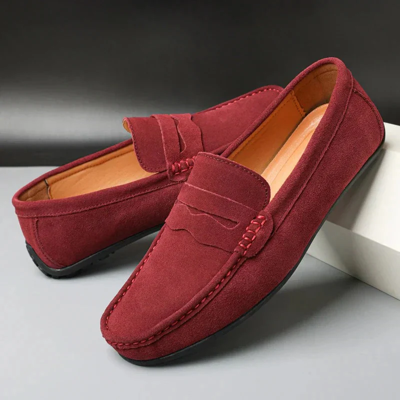 Edoardo | Mocassini casual in pelle scamosciata - Image 2